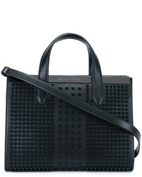 schwarze Shopper Tasche aus Leder von Philipp Plein