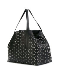 schwarze Shopper Tasche aus Leder von Jimmy Choo