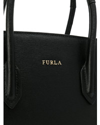 schwarze Shopper Tasche aus Leder von Furla