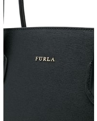 schwarze Shopper Tasche aus Leder von Furla
