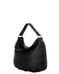 schwarze Shopper Tasche aus Leder von POON Switzerland