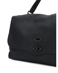 schwarze Shopper Tasche aus Leder von Zanellato