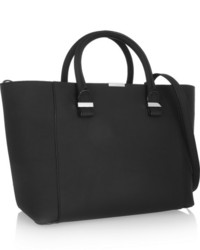 schwarze Shopper Tasche aus Leder von Victoria Beckham