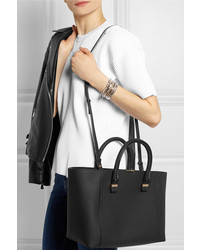 schwarze Shopper Tasche aus Leder von Victoria Beckham