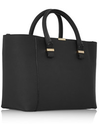 schwarze Shopper Tasche aus Leder von Victoria Beckham