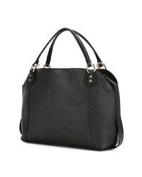 schwarze Shopper Tasche aus Leder von Coach