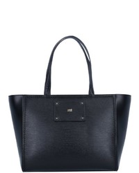 schwarze Shopper Tasche aus Leder von Roberto Cavalli Class