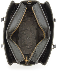 schwarze Shopper Tasche aus Leder von Tory Burch