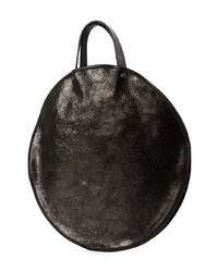 schwarze Shopper Tasche aus Leder von Guidi