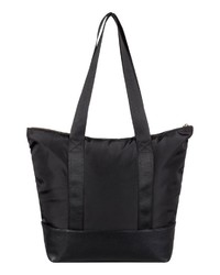 schwarze Shopper Tasche aus Leder von Roxy