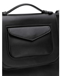 schwarze Shopper Tasche aus Leder von Stée