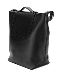 schwarze Shopper Tasche aus Leder von Stée