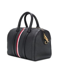 schwarze Shopper Tasche aus Leder von Thom Browne