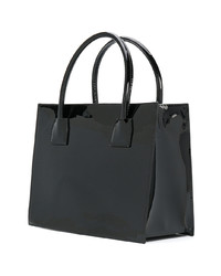 schwarze Shopper Tasche aus Leder von M2Malletier