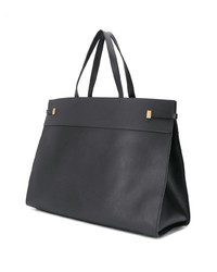 schwarze Shopper Tasche aus Leder von Saint Laurent