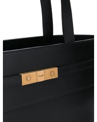 schwarze Shopper Tasche aus Leder von Saint Laurent