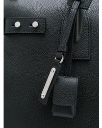 schwarze Shopper Tasche aus Leder von Saint Laurent