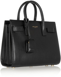 schwarze Shopper Tasche aus Leder von Saint Laurent