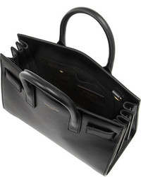 schwarze Shopper Tasche aus Leder von Saint Laurent