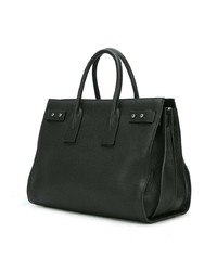 schwarze Shopper Tasche aus Leder von Saint Laurent