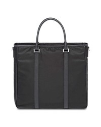 schwarze Shopper Tasche aus Leder von Prada