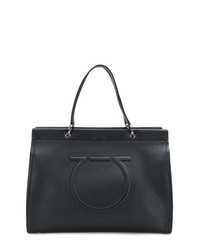 schwarze Shopper Tasche aus Leder von Salvatore Ferragamo