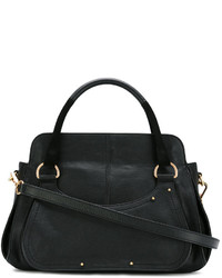 schwarze Shopper Tasche aus Leder von See by Chloe