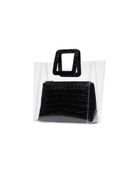 schwarze Shopper Tasche aus Leder von Staud