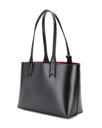 schwarze Shopper Tasche aus Leder von Emporio Armani