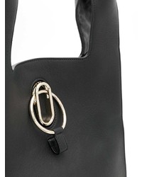 schwarze Shopper Tasche aus Leder von Stée