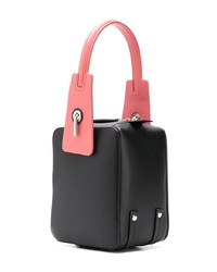 schwarze Shopper Tasche aus Leder von Bonastre