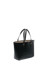 schwarze Shopper Tasche aus Leder von SID & VAIN