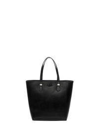 schwarze Shopper Tasche aus Leder von SID & VAIN