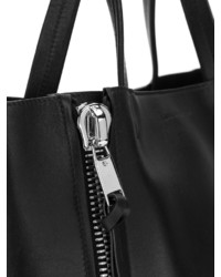 schwarze Shopper Tasche aus Leder von Elena Ghisellini