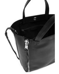 schwarze Shopper Tasche aus Leder von Elena Ghisellini