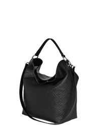 schwarze Shopper Tasche aus Leder von SILVIO TOSSI