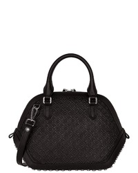 schwarze Shopper Tasche aus Leder von SILVIO TOSSI
