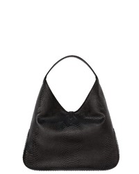 schwarze Shopper Tasche aus Leder von SILVIO TOSSI