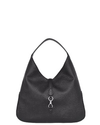 schwarze Shopper Tasche aus Leder von SILVIO TOSSI