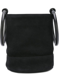 schwarze Shopper Tasche aus Leder von Simon Miller