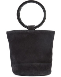 schwarze Shopper Tasche aus Leder von Simon Miller