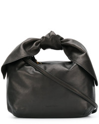 schwarze Shopper Tasche aus Leder von Simone Rocha