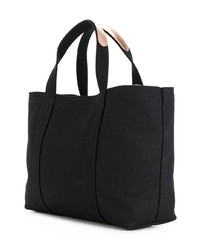 schwarze Shopper Tasche aus Leder von Tila March