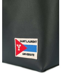 schwarze Shopper Tasche aus Leder von Saint Laurent