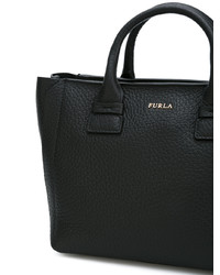 schwarze Shopper Tasche aus Leder von Furla