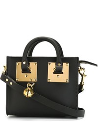 schwarze Shopper Tasche aus Leder von Sophie Hulme