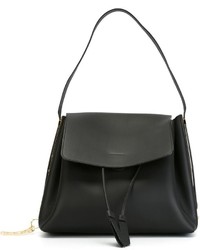 schwarze Shopper Tasche aus Leder von Sophie Hulme