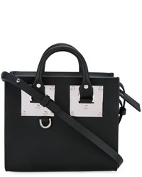 schwarze Shopper Tasche aus Leder von Sophie Hulme