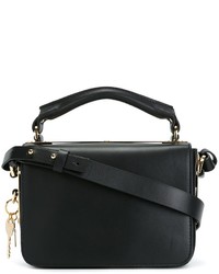 schwarze Shopper Tasche aus Leder von Sophie Hulme