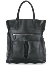schwarze Shopper Tasche aus Leder von Steffen Schraut